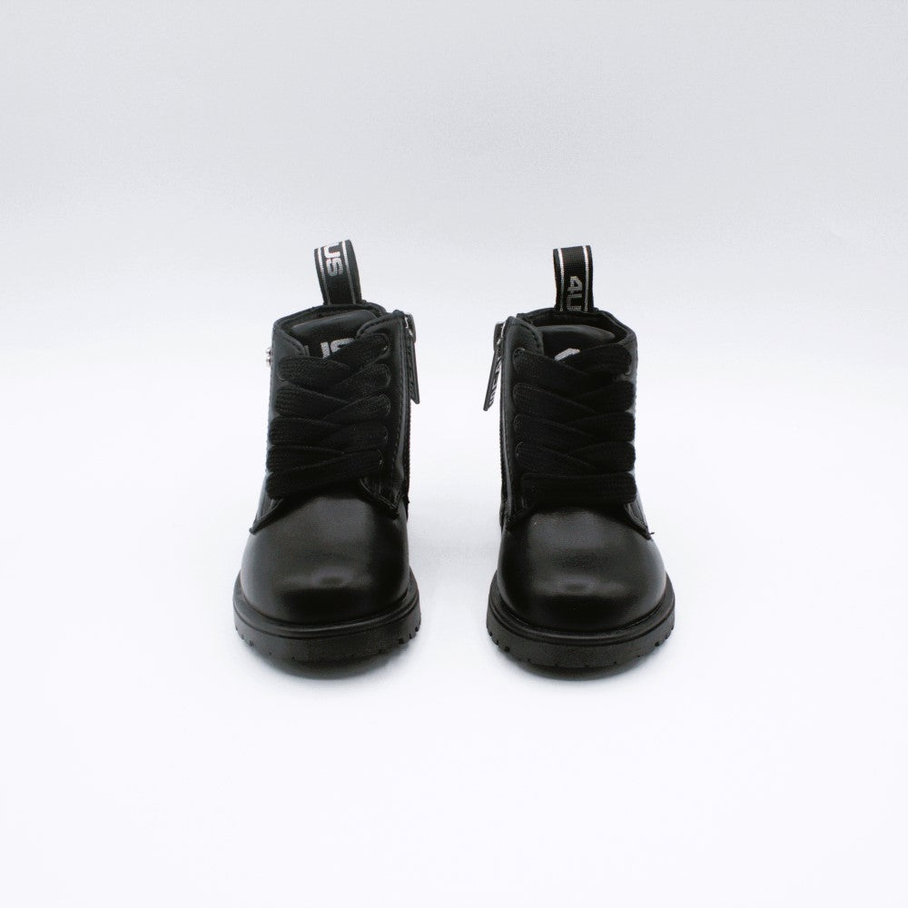 4US anfibio mini logo argento