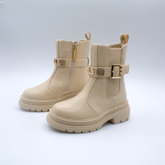 4US beatles fibia e logo strass oro