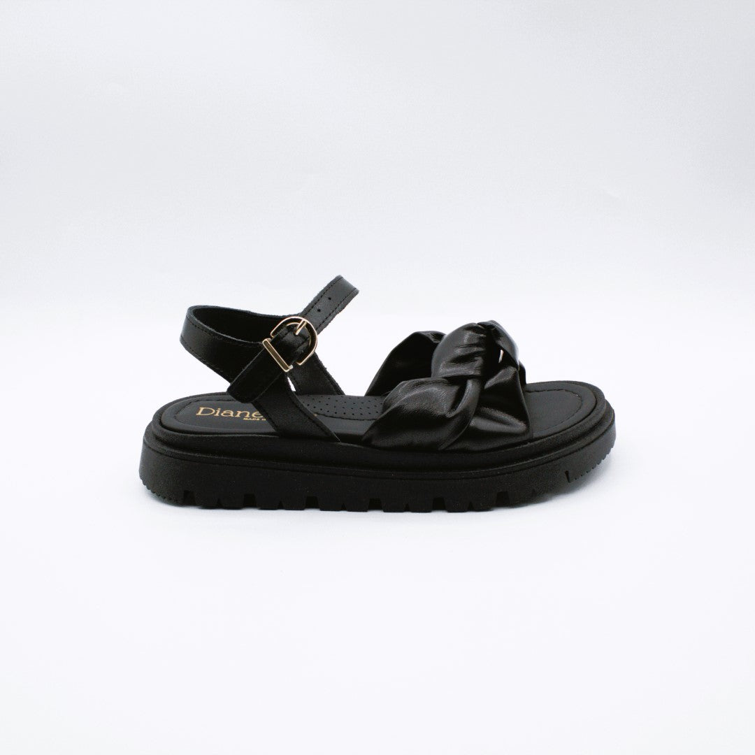 Dianetti sandalo fiocco in pelle
