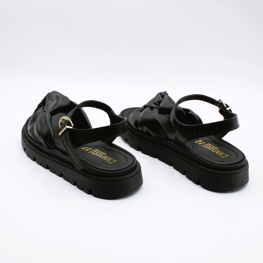 Dianetti sandalo fiocco in pelle