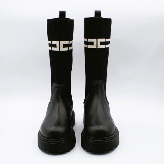 Elisabetta Franchi stivale calza alto