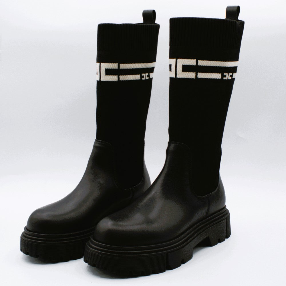 Elisabetta Franchi stivale calza alto