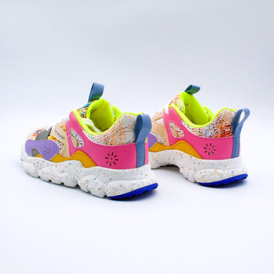 Flower Mountain Saburo arancio lilla