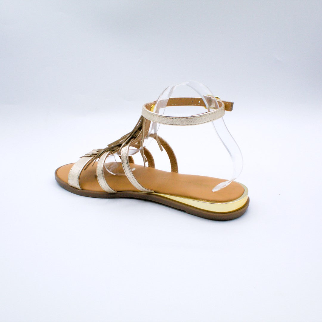 Gioseppo sandalo Platinum frangia