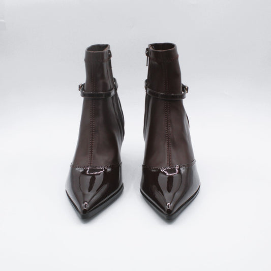 Gioseppo stivaletto Caspian vernice e tessuto