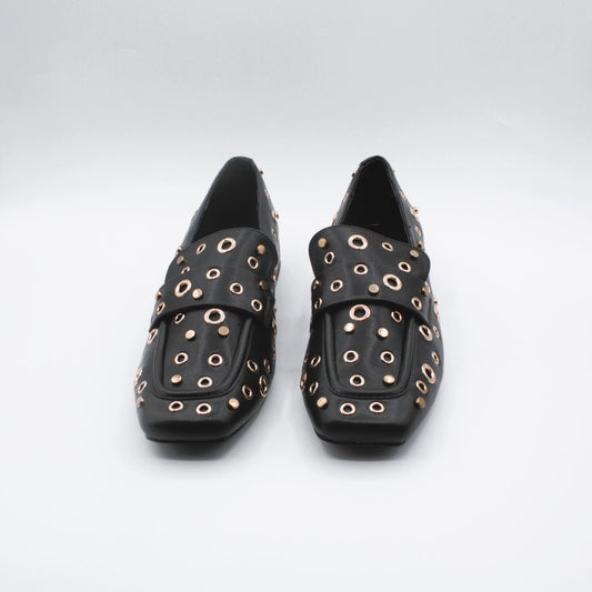 Gioseppo mocassino borchie oro