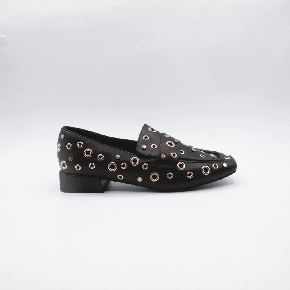 Gioseppo mocassino borchie oro