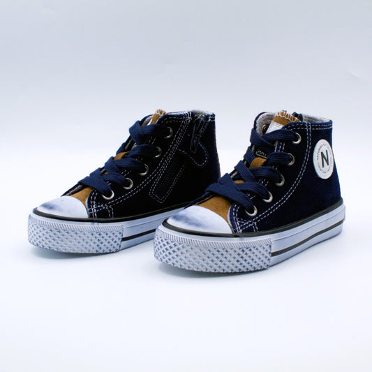 Naturino sneakers alta cerniera punta sfumata