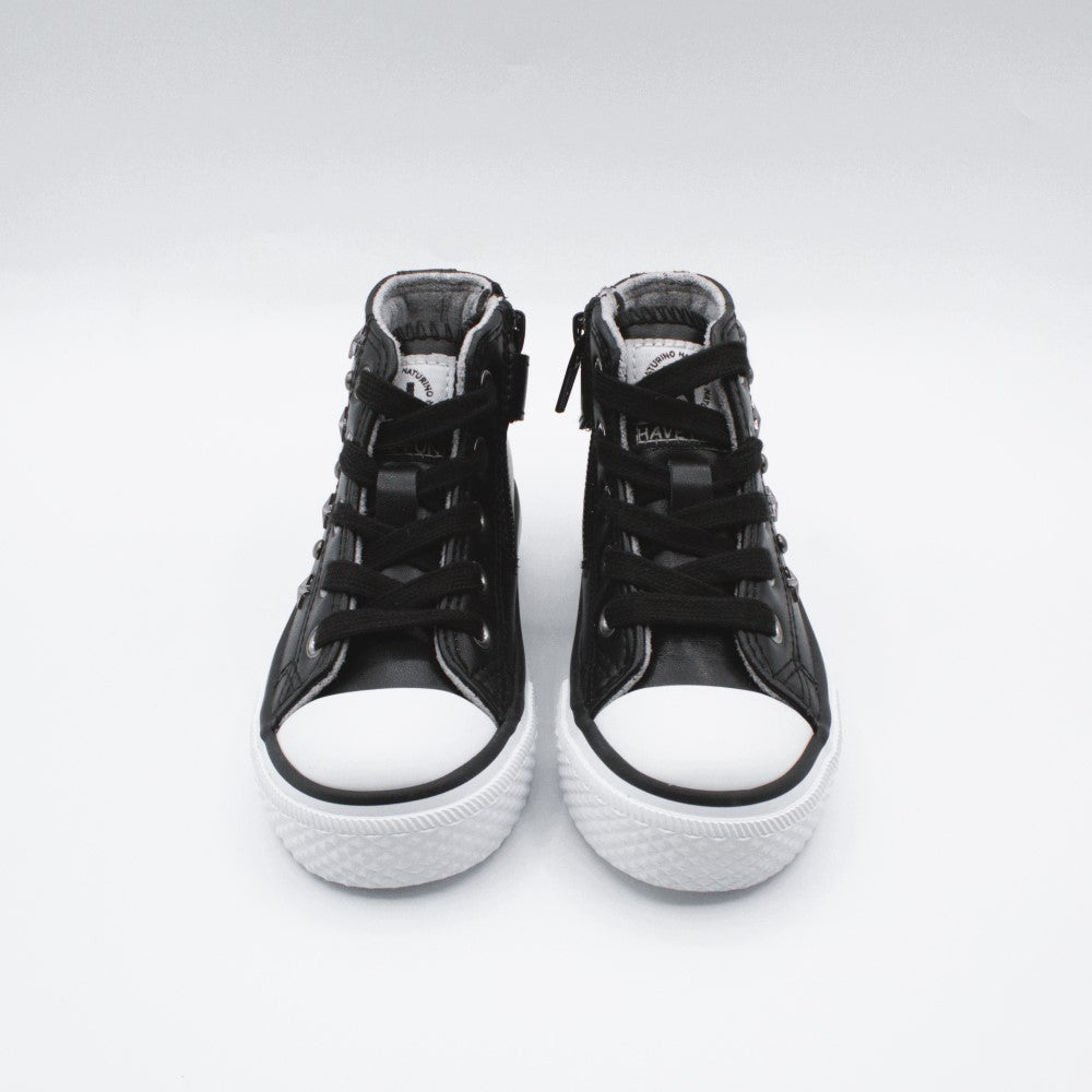 Naturino sneakrs alta pelle borchie