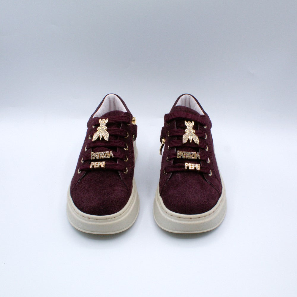 Patrizia Pepe sneakers crosta burgundy