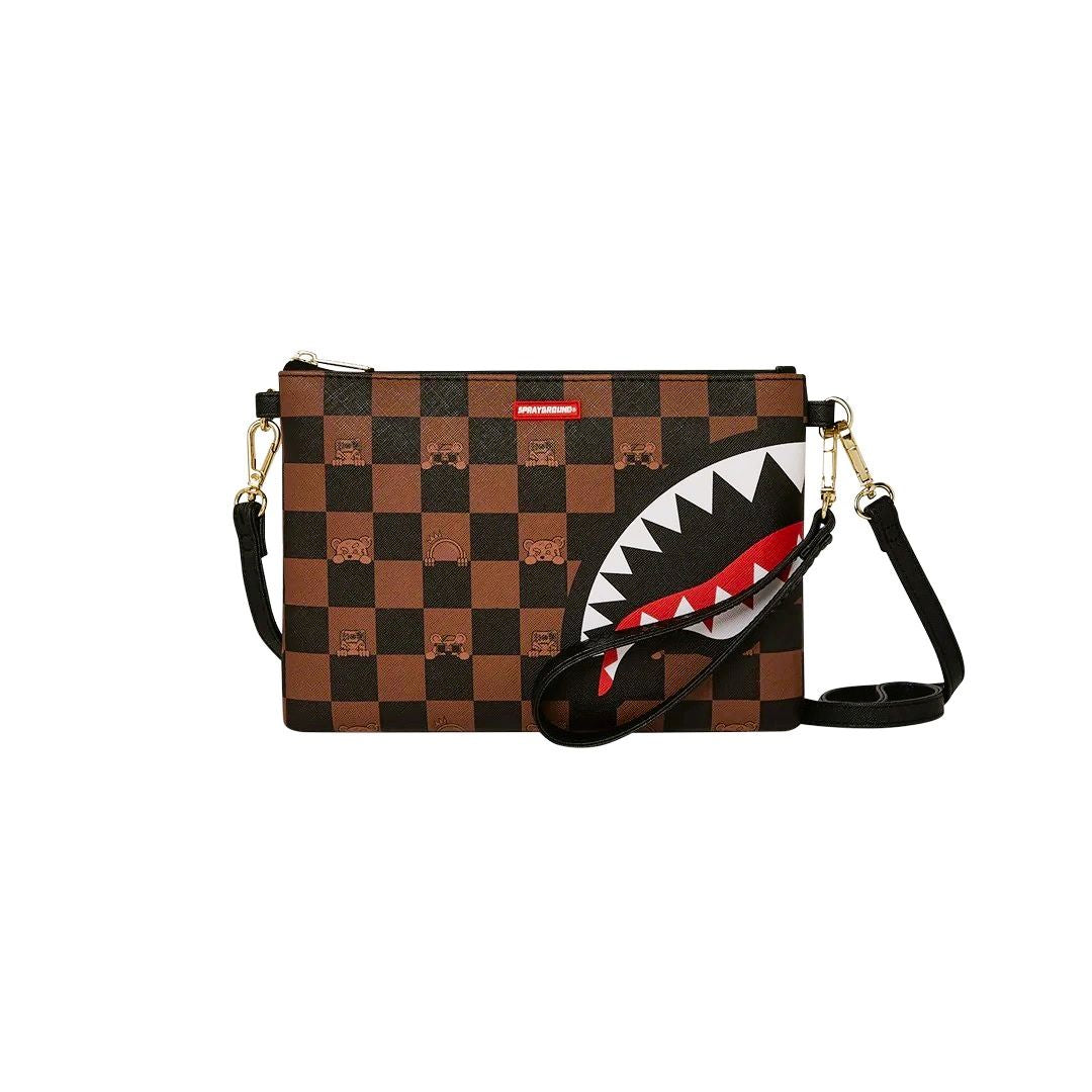 Sprayground pochette check