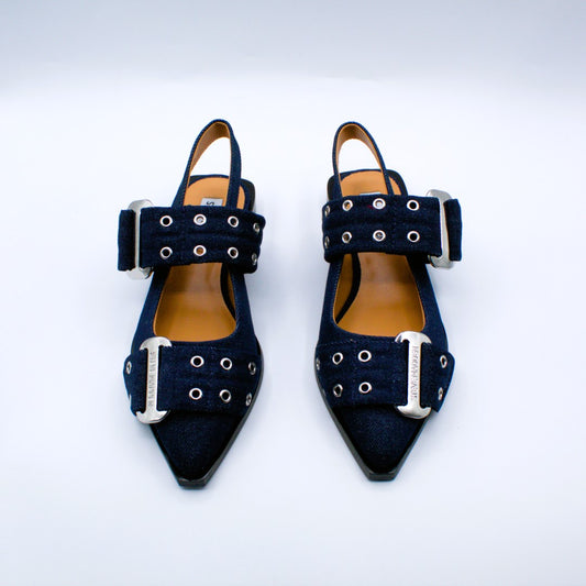 Steve Madden slingback denim