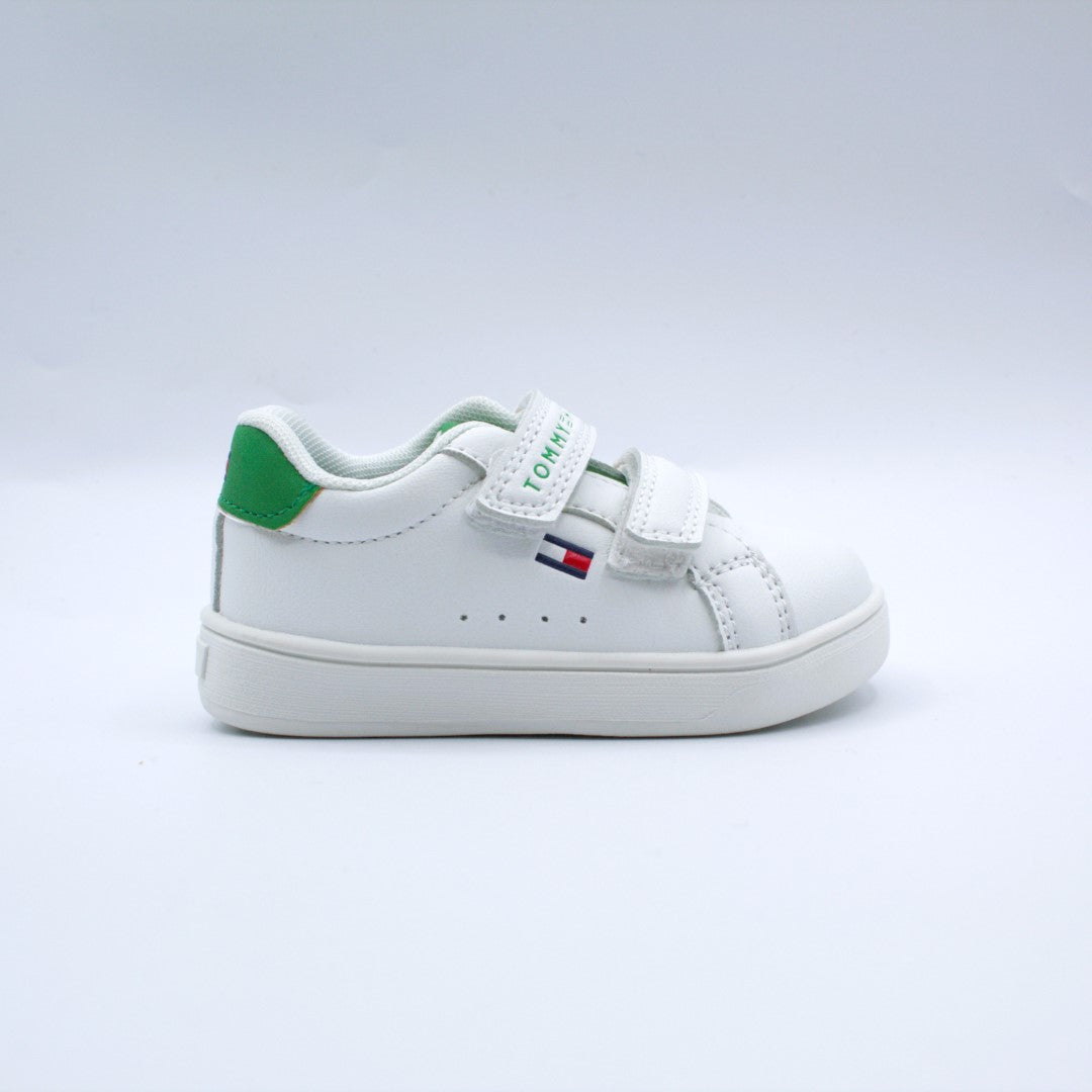 Tommy Hilfiger sneakers doppio velcro interno verde