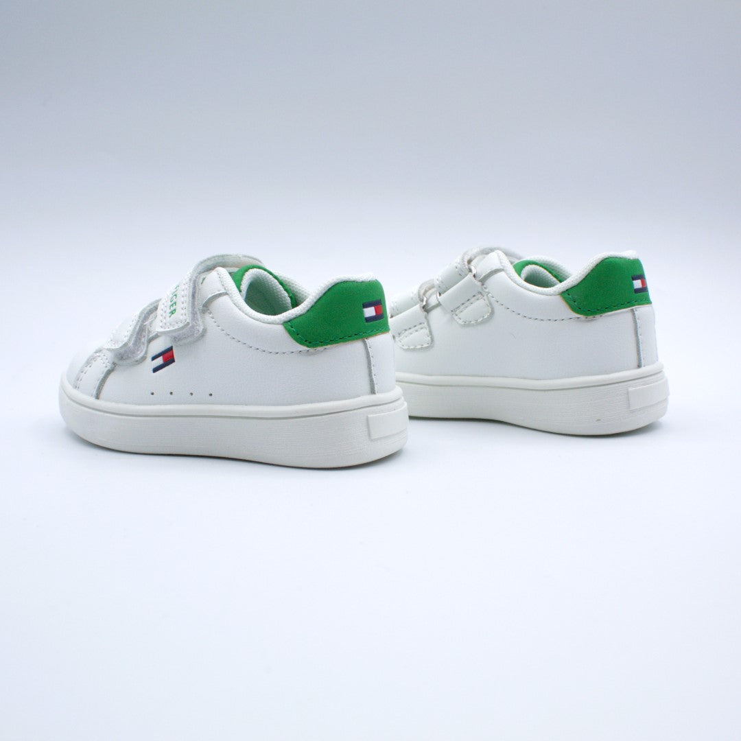 Tommy Hilfiger sneakers doppio velcro interno verde