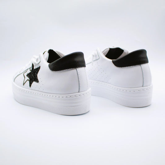 2Star sneakers stella nera para alta