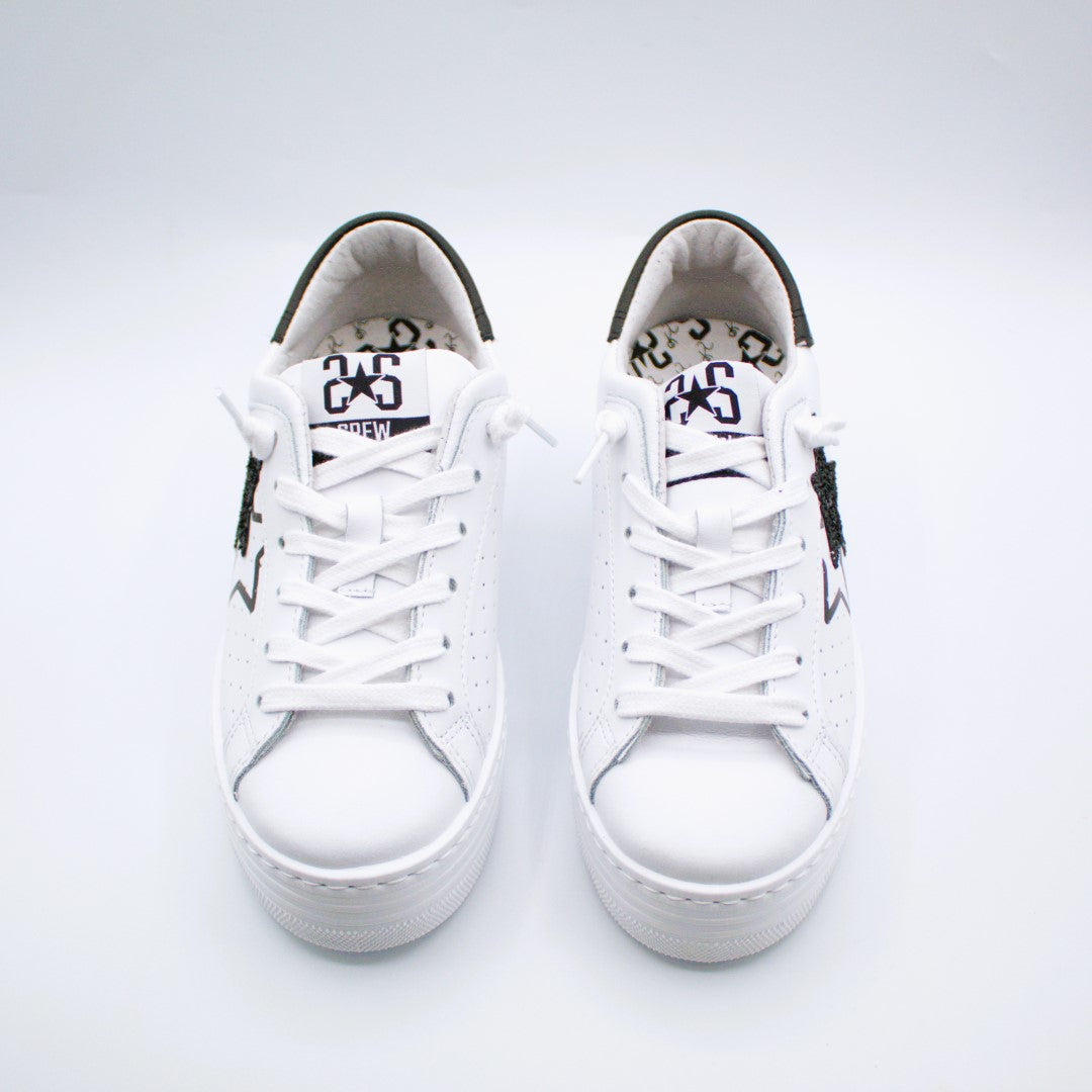 2Star sneakers stella nera para alta