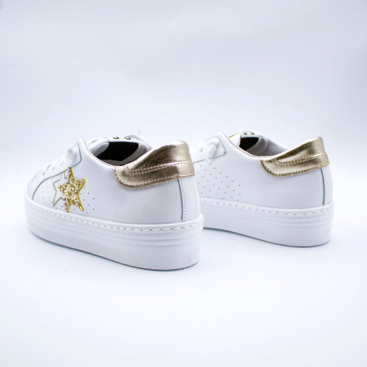 2Star sneakers stella oro para alta