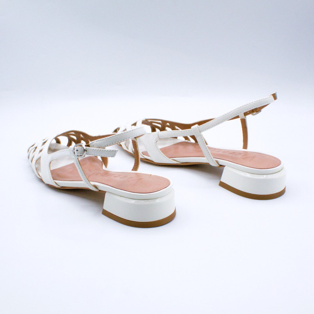 Vicenza slingback branco