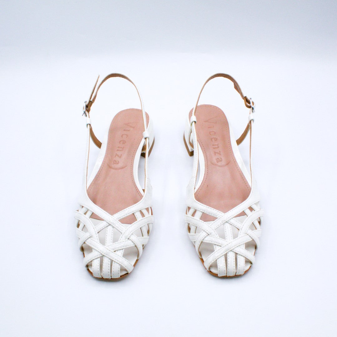 Vicenza slingback branco