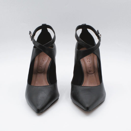 Vicenza decolletè pelle incrociata