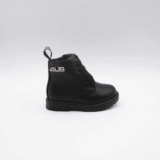 4US  anfibio mini logo argento