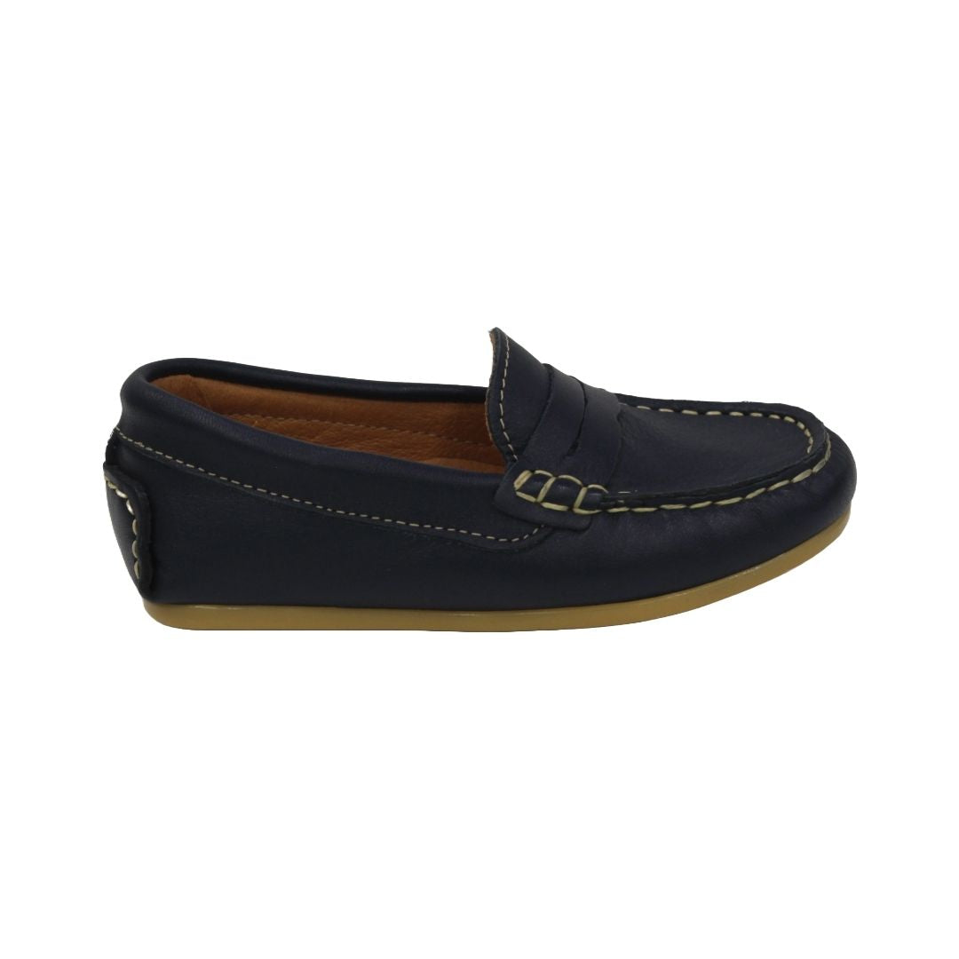 ANDANINES mocassino pelle blu