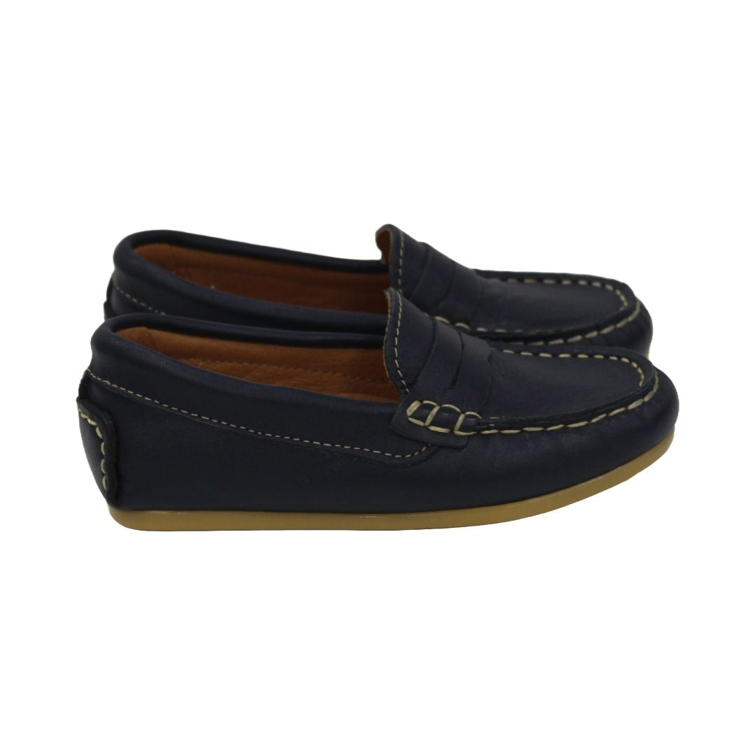 ANDANINES mocassino pelle blu