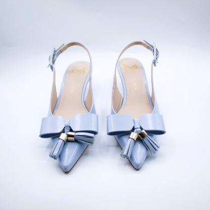Marian slingback fiocco e nappa
