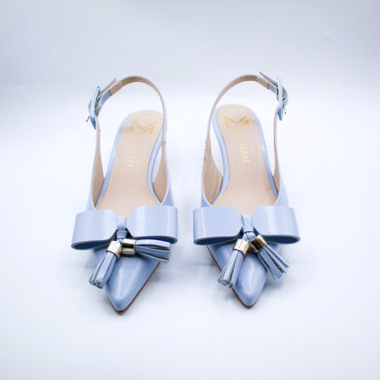 Marian slingback fiocco e nappa
