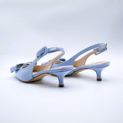 Marian slingback fiocco e nappa
