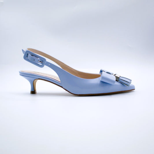 Marian slingback fiocco e nappa