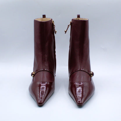 Miss Unique tronchetto pelle e vernice