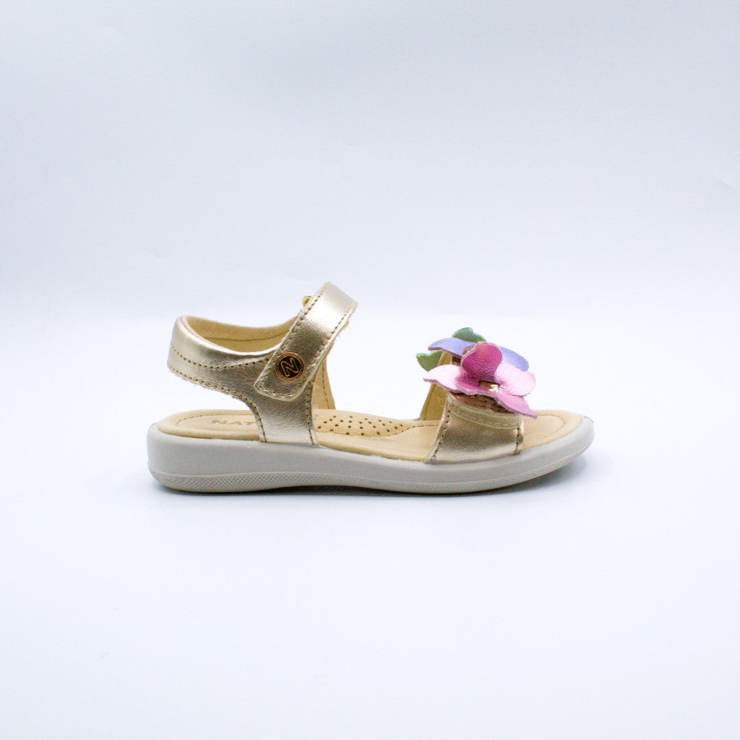 Naturino sandalo Taran metallic fiori