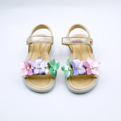 Naturino sandalo Taran metallic fiori