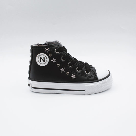 Naturino sneakrs alta pelle borchie