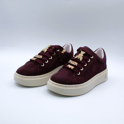 Patrizia Pepe sneakers crosta burgundy