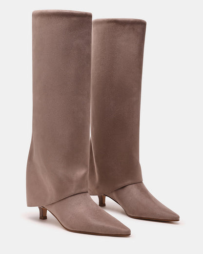 Steve Madden stivale alto camoscio