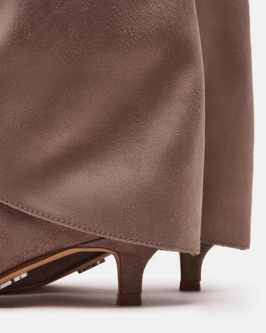 Steve Madden stivale alto camoscio